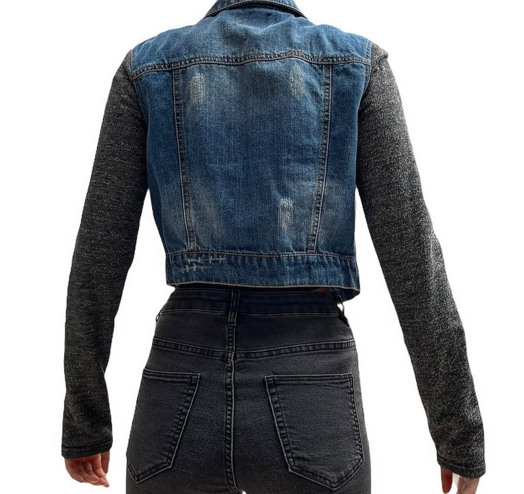 Casaca Jean con Mangas - Marca independiente