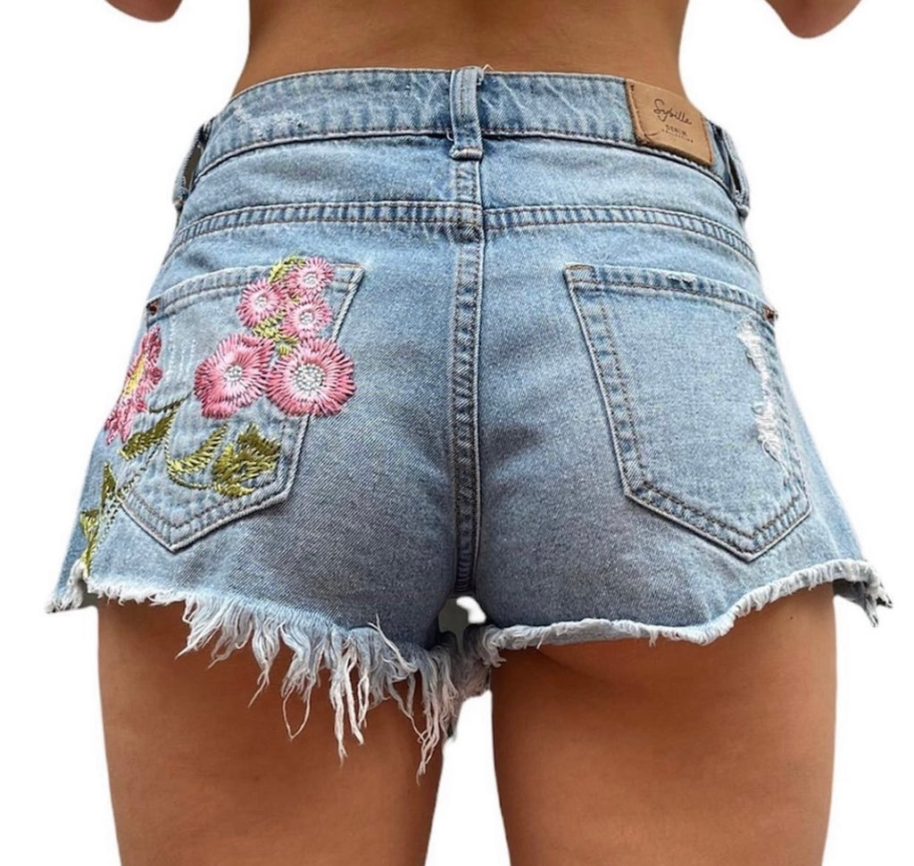 Short Denim bordado - Sybilla