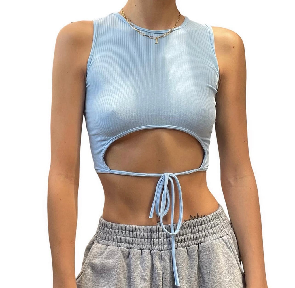 Top Celeste - Marca genérica