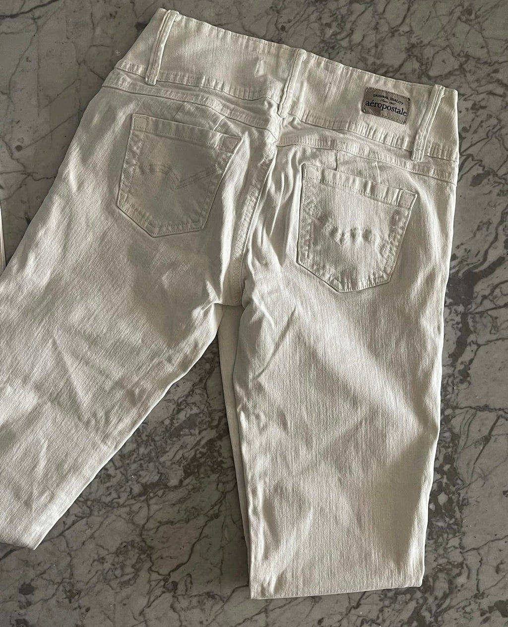 Skinny Jeans Blancos - Aeropostale
