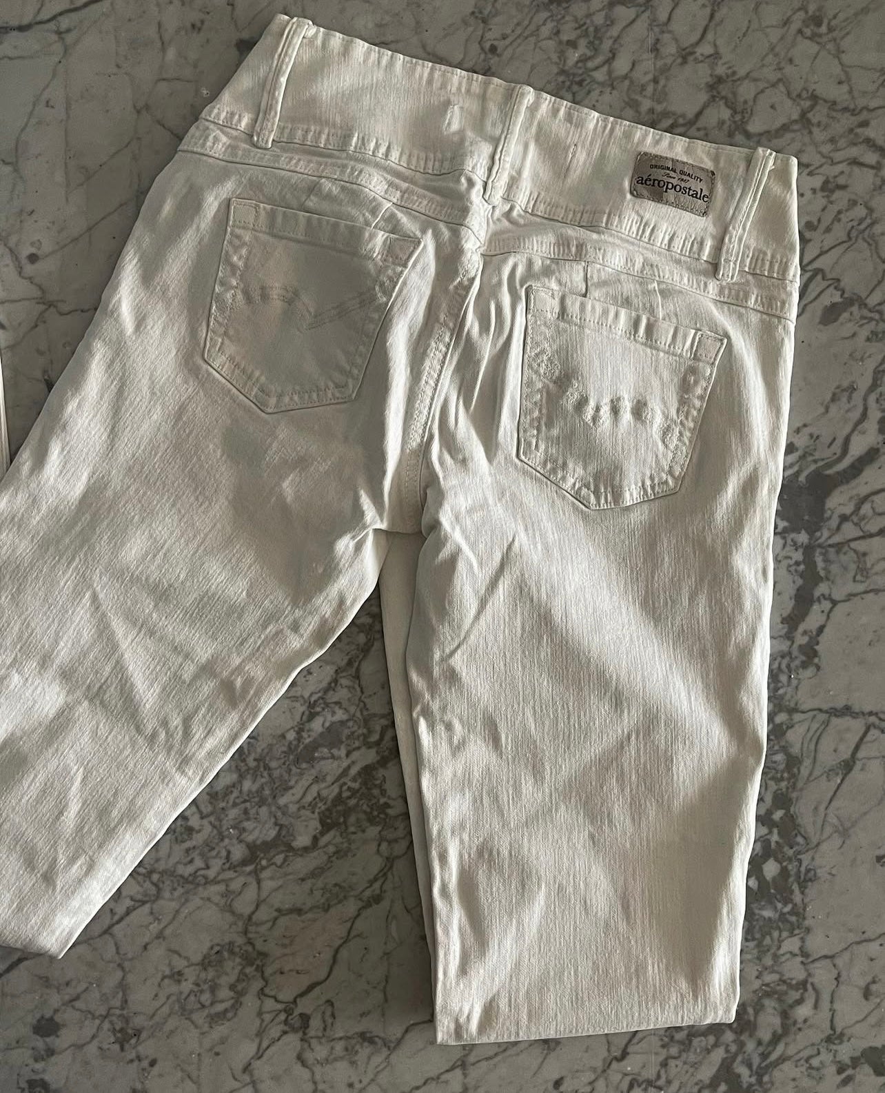 Skinny Jeans Blancos - Aeropostale