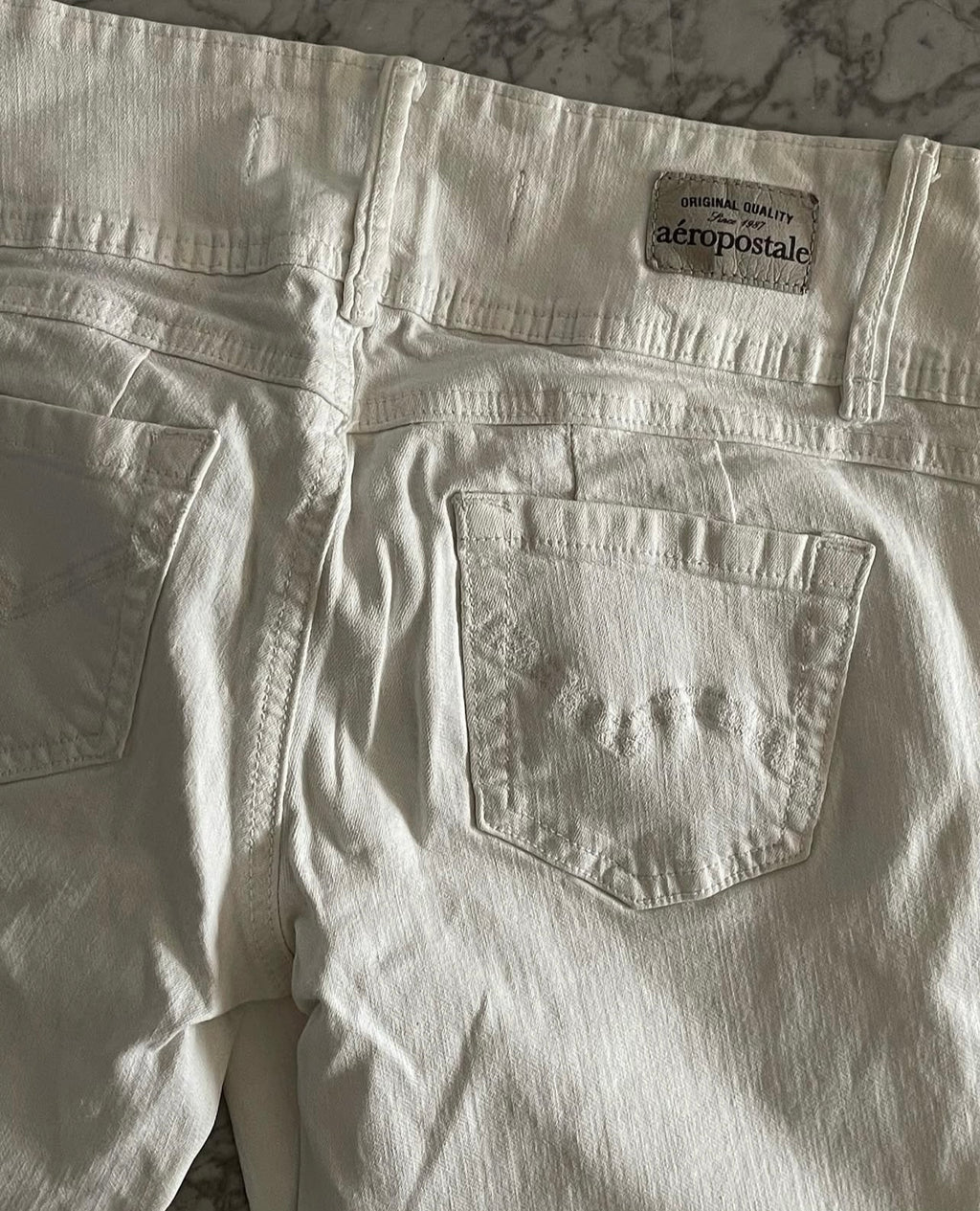 Skinny Jeans Blancos - Aeropostale