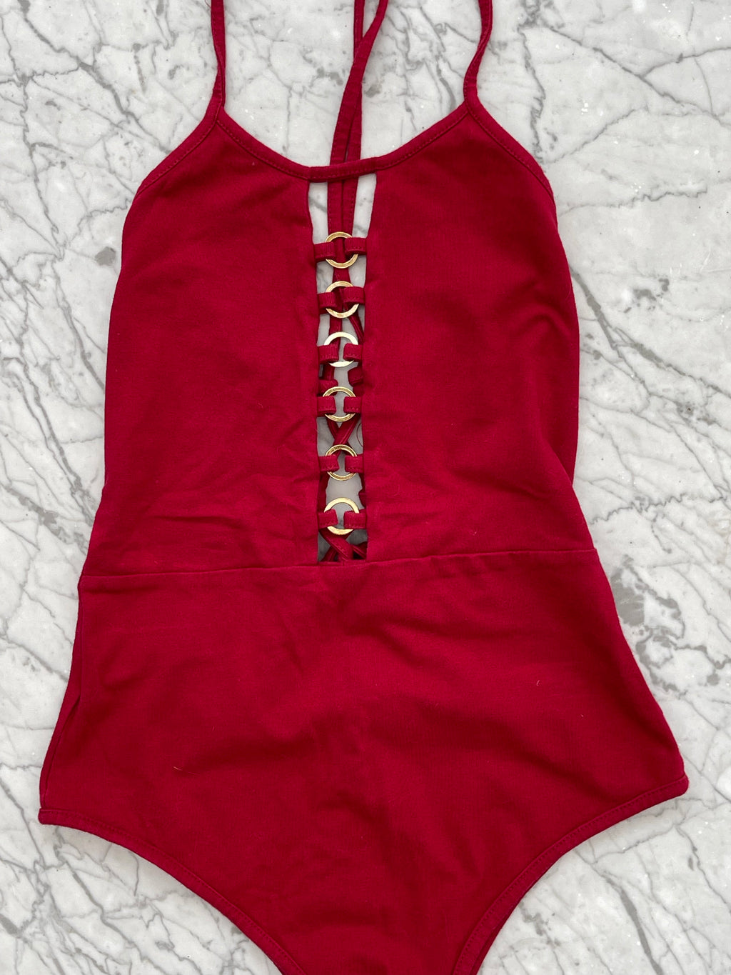 Body Rojo Aros - Marca genérica