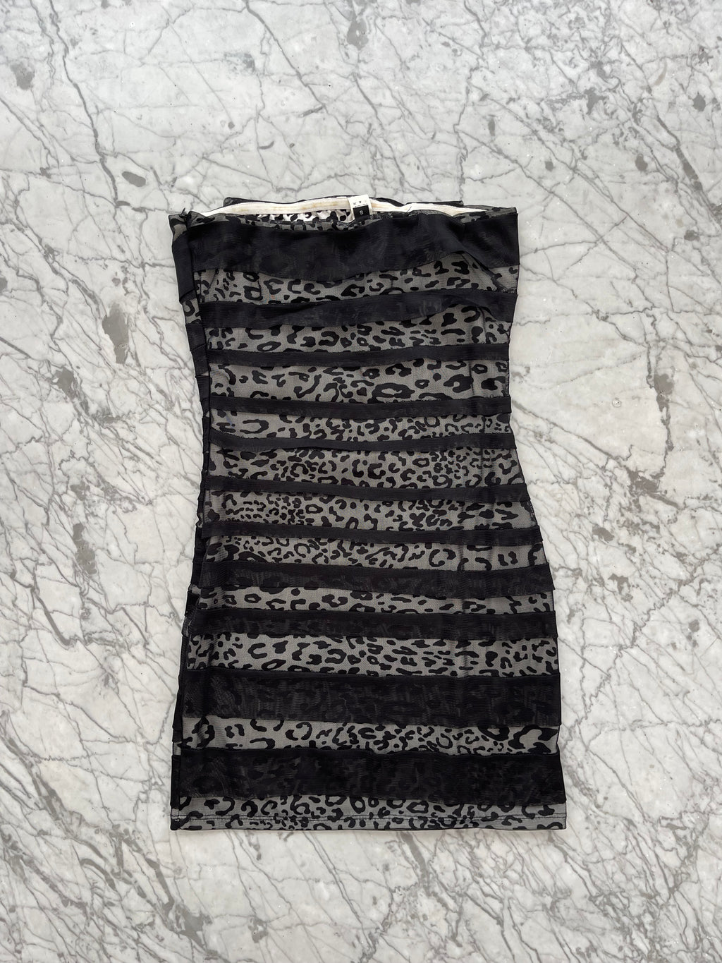 Vestido Negro/Animal Print - Marca independiente