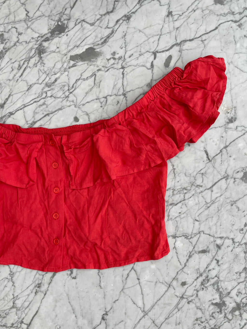 Blusa corta coral - Marca independiente