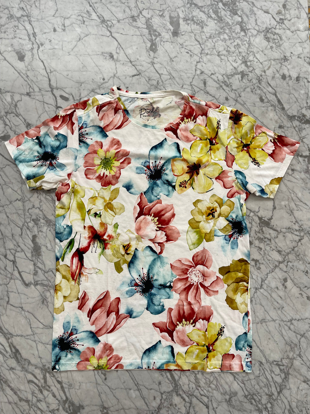 Polo floreado Unisex - Pool